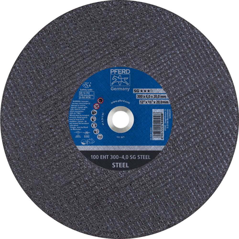 PFERD SG Steel Cut-Off Wheels – Flat 80