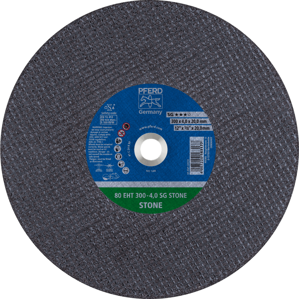 PFERD SG Stone Cut-Off Wheels – Flat 80