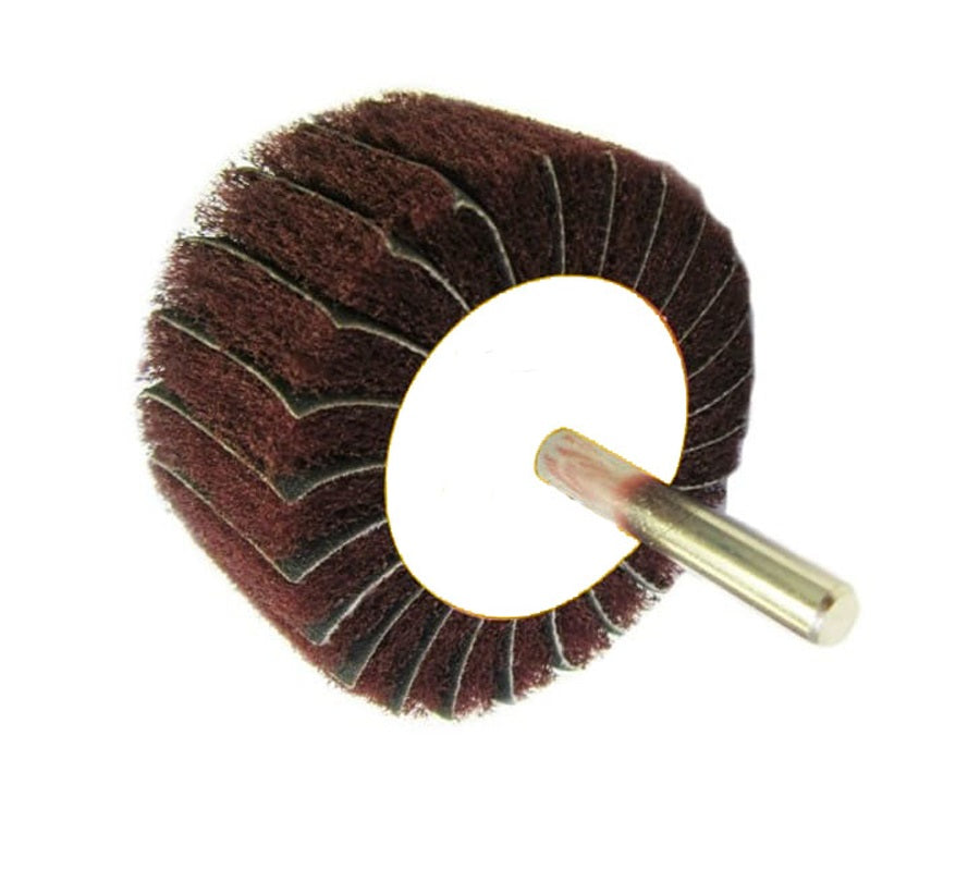 Flap Wheels Interleaved 6mm Spindle Mounted