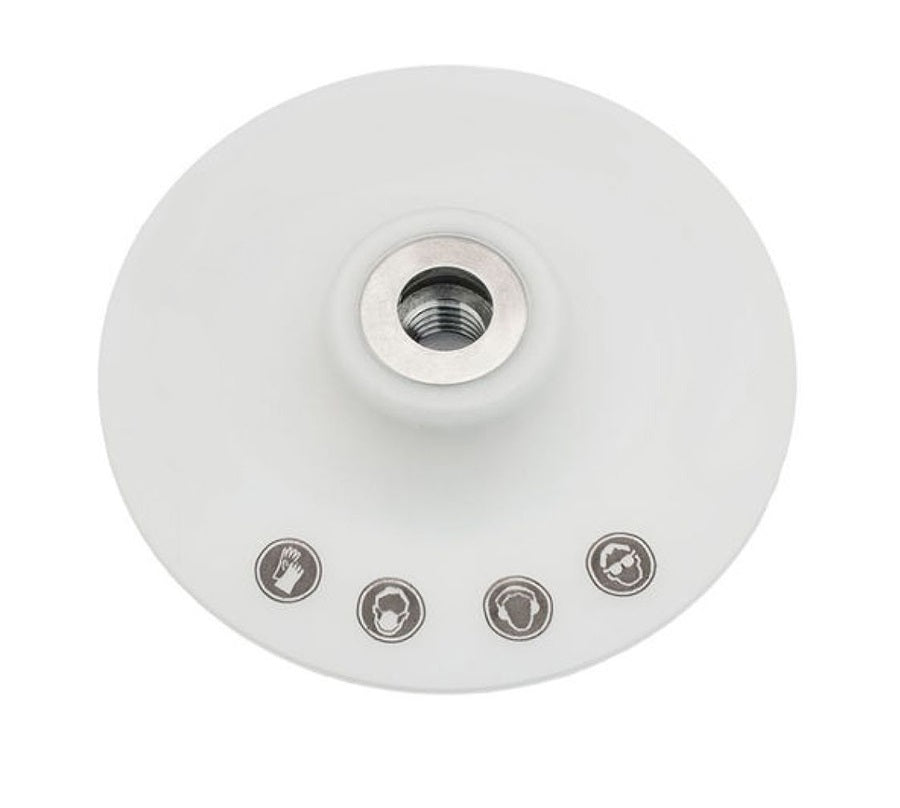 Backing Pads for Angle Grinders Medium-Hard White