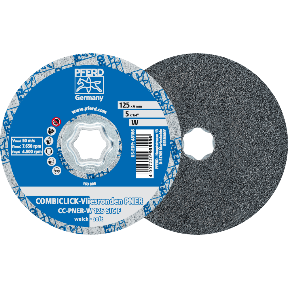 PFERD COMBICLICK Non-Woven Compact Disc CC-PNER MW