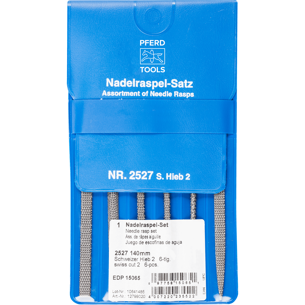 PFERD Needle rasp set 6-piece in plastic pouch – 2527 – File Set
