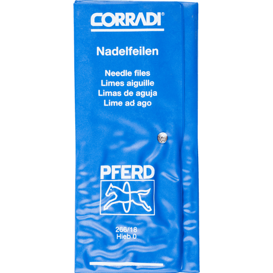 PFERD precision needle file set 12-piece in plastic pouch – 266/18 P – File Set