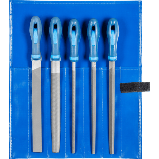 PFERD machinist's file set WR 5-piece in plastic pouch – 541 – File Set