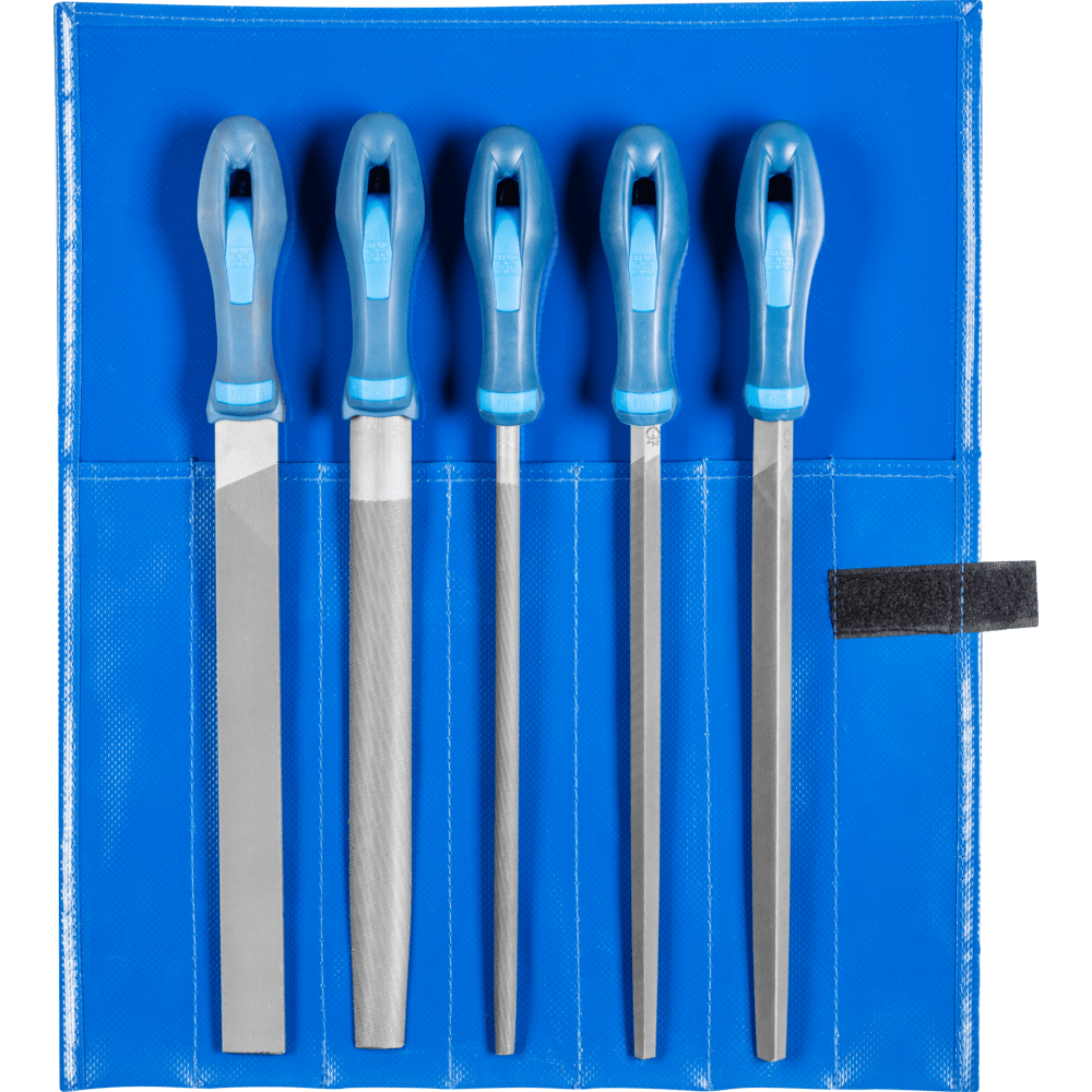 PFERD Machinist's file set WR 5-piece in plastic pouch – 542 – File Set
