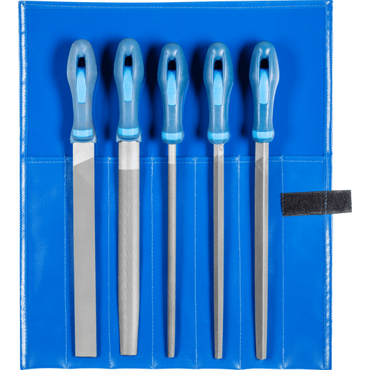 PFERD Machinist's file set WR 5-piece in plastic pouch – 542 – File Set