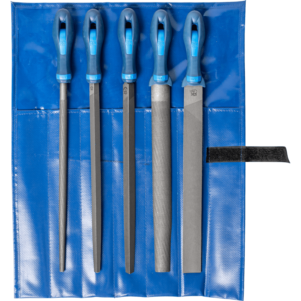 PFERD machinist's file set 5-piece in plastic pouch – 551 – File Set
