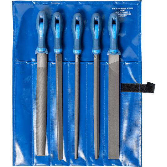 PFERD Machinist's file set 5-piece in plastic pouch – 552 – File Set