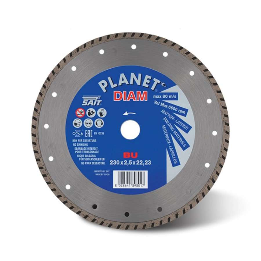 SAIT PLANET TURBO Diamond Cutting Discs