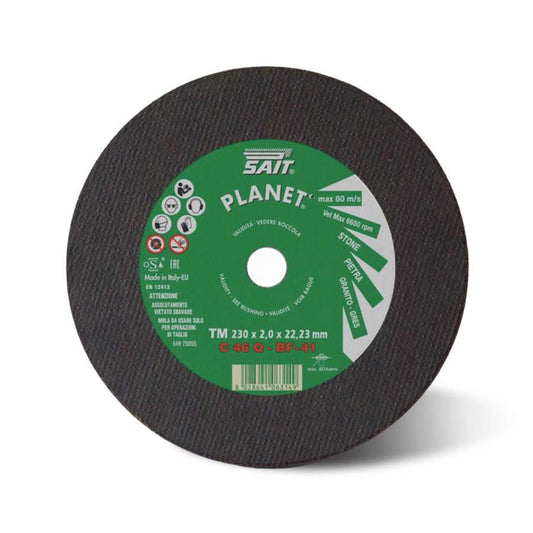 SAIT PLANET C 46 Q Flat Silicon Carbide Cutting Discs