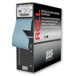 SAITAC RI-SOF 6S ceramic foam-backed abrasive roll