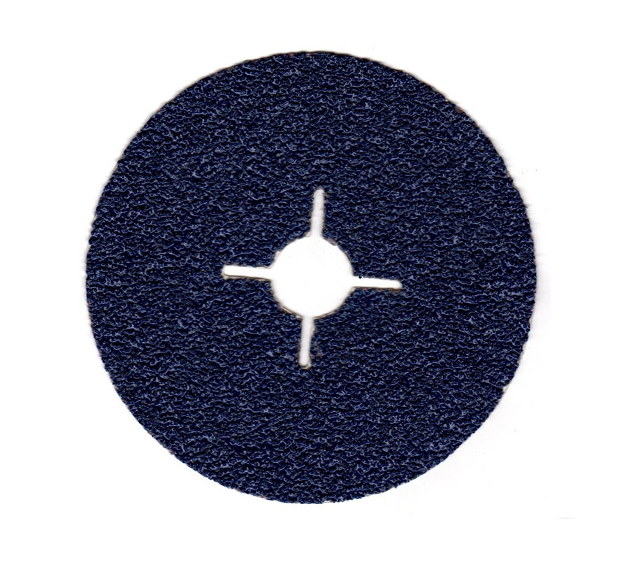Zirconium fibre disc for steel and stainless steel