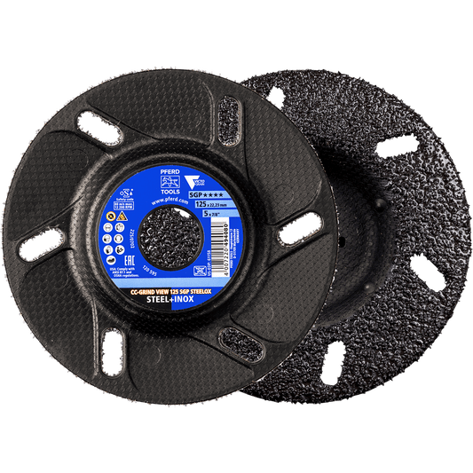 PFERD CC-GRIND VIEW 125mm VICTOGRAIN grinding disc