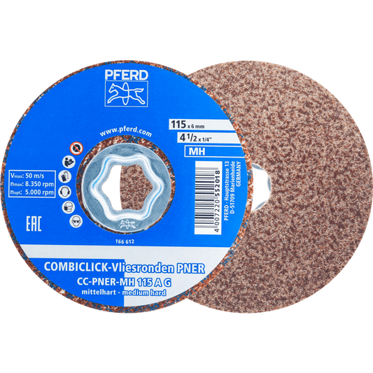 PFERD COMBICLICK Non-Woven Compact Disc CC-PNER MH