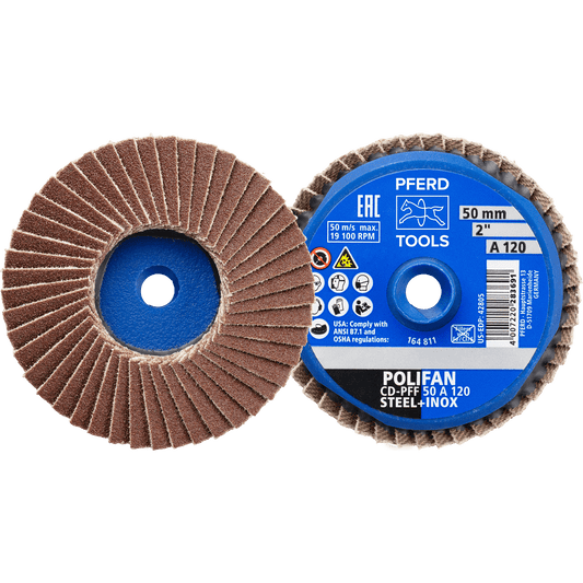 PFERD COMBIDISC Aluminium Oxide Mini-POLIFAN Discs