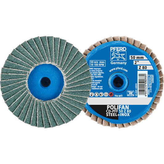 PFERD COMBIDISC Zirconia Mini-POLIFAN Discs