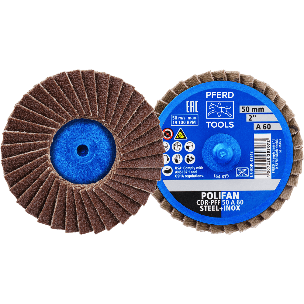 PFERD COMBIDISC Aluminium Oxide Mini-POLIFAN Discs