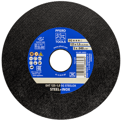 PFERD SG Steel and stainless steel Cut-Off Wheels – Flat