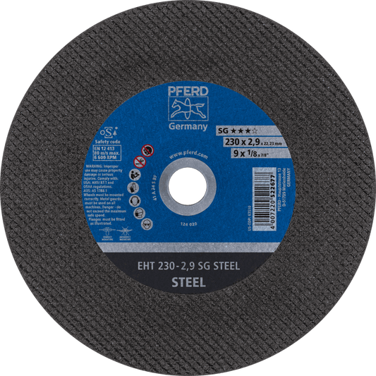 PFERD SG Steel Cut-Off Wheels – Flat