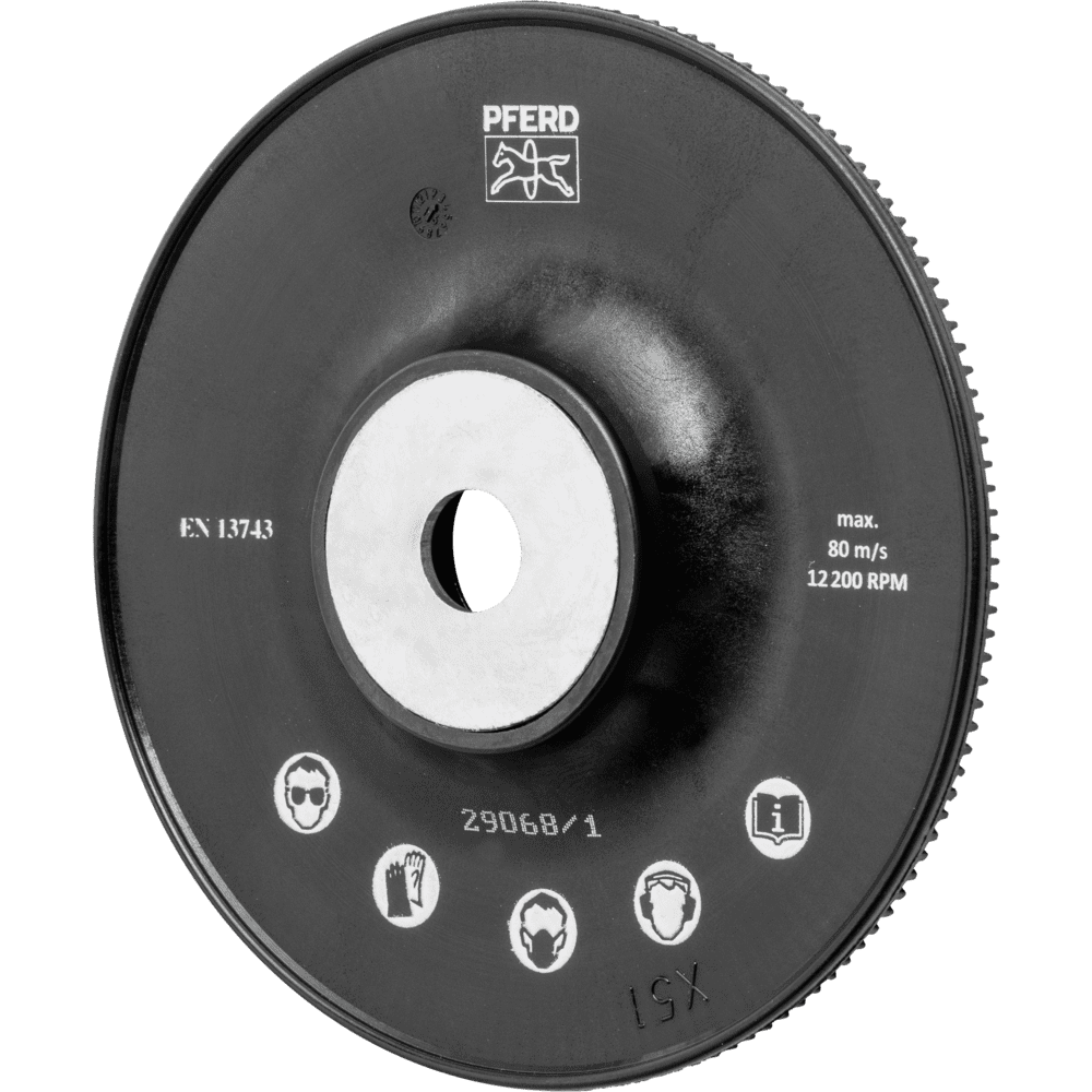 PFERD H-GT High-Performance Fibre Disc Backing Pads