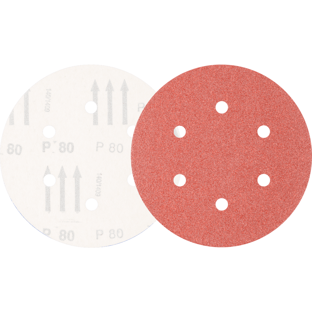 PFERD 150mm hook and loop sanding disc 6 hole