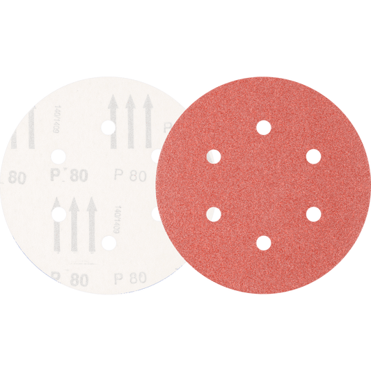 PFERD 150mm hook and loop sanding disc 6 hole