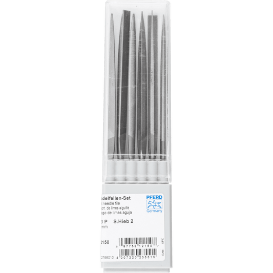 PFERD precision needle file set 12-piece in plastic box – NFB 2493 – File Set