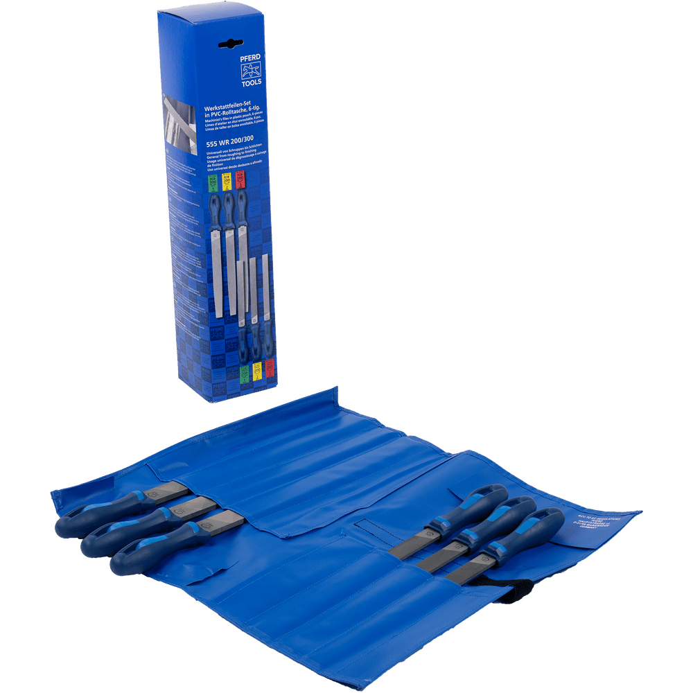 PFERD machinist's file set 6-piece in plastic pouch 200/ – 555 – File Set