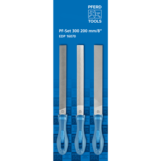 PFERD file set with handle 3-piece – 300 – File Set
