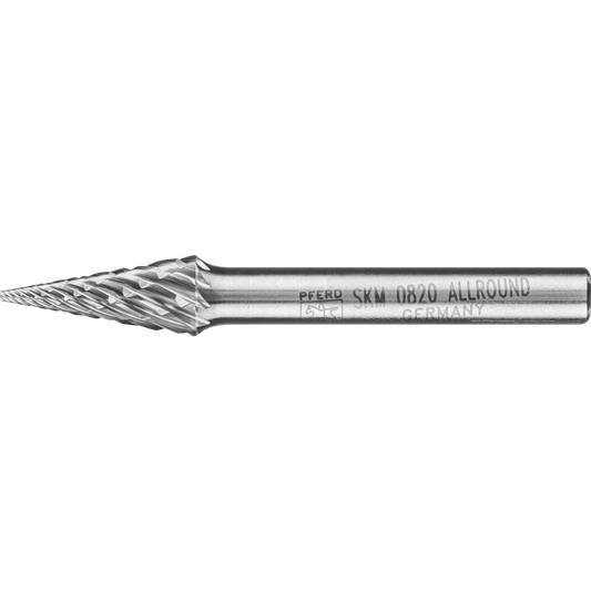 PFERD Tungsten Carbide Burr SKM – Pointed Cone – Allround