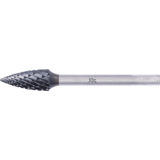 PFERD Tungsten Carbide Burr SPG – Tree Pointed End – C3 Plus Hc-Fep