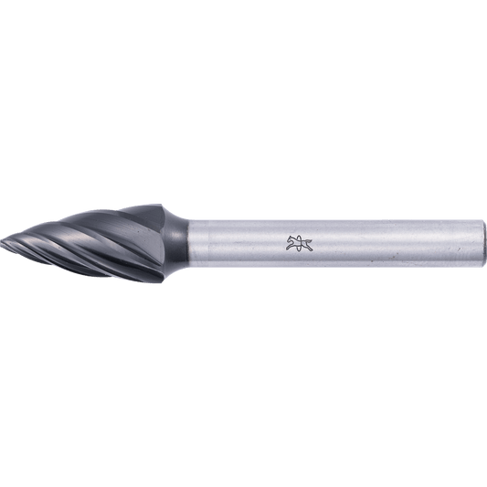 PFERD Tungsten Carbide Burr SPG – Tree Pointed End – Alu Hc-Nfe