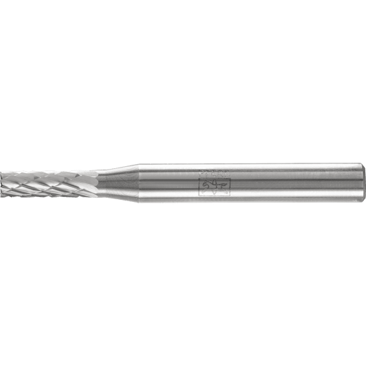 PFERD Tungsten Carbide Burr ZYAS – Cylindrical with End Cut – Standard Cut