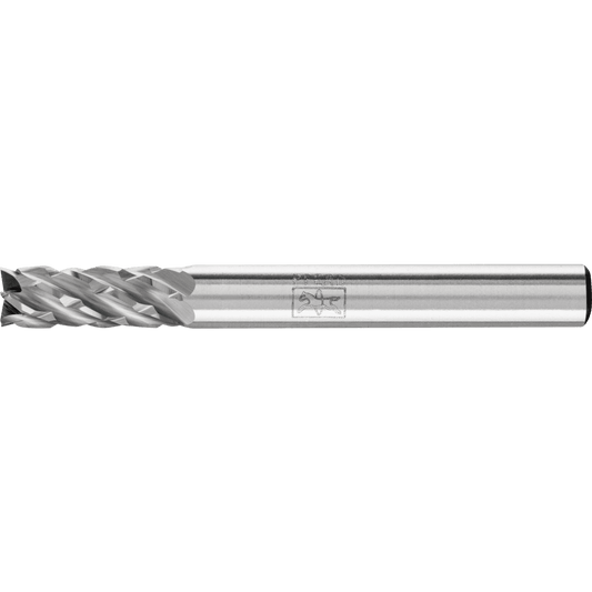 PFERD Tungsten Carbide Burr ZYAS – Cylindrical with End Cut – Steel
