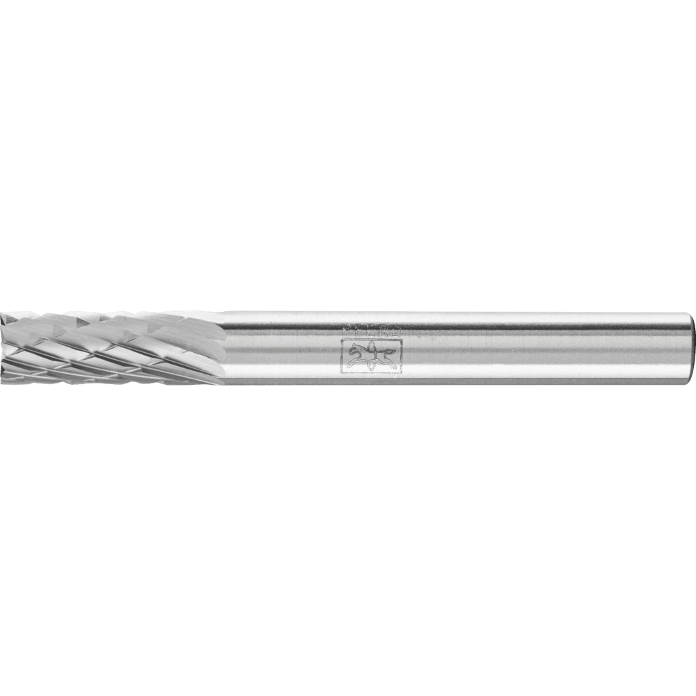PFERD Tungsten Carbide Burr ZYAS – Cylindrical with End Cut – Plus
