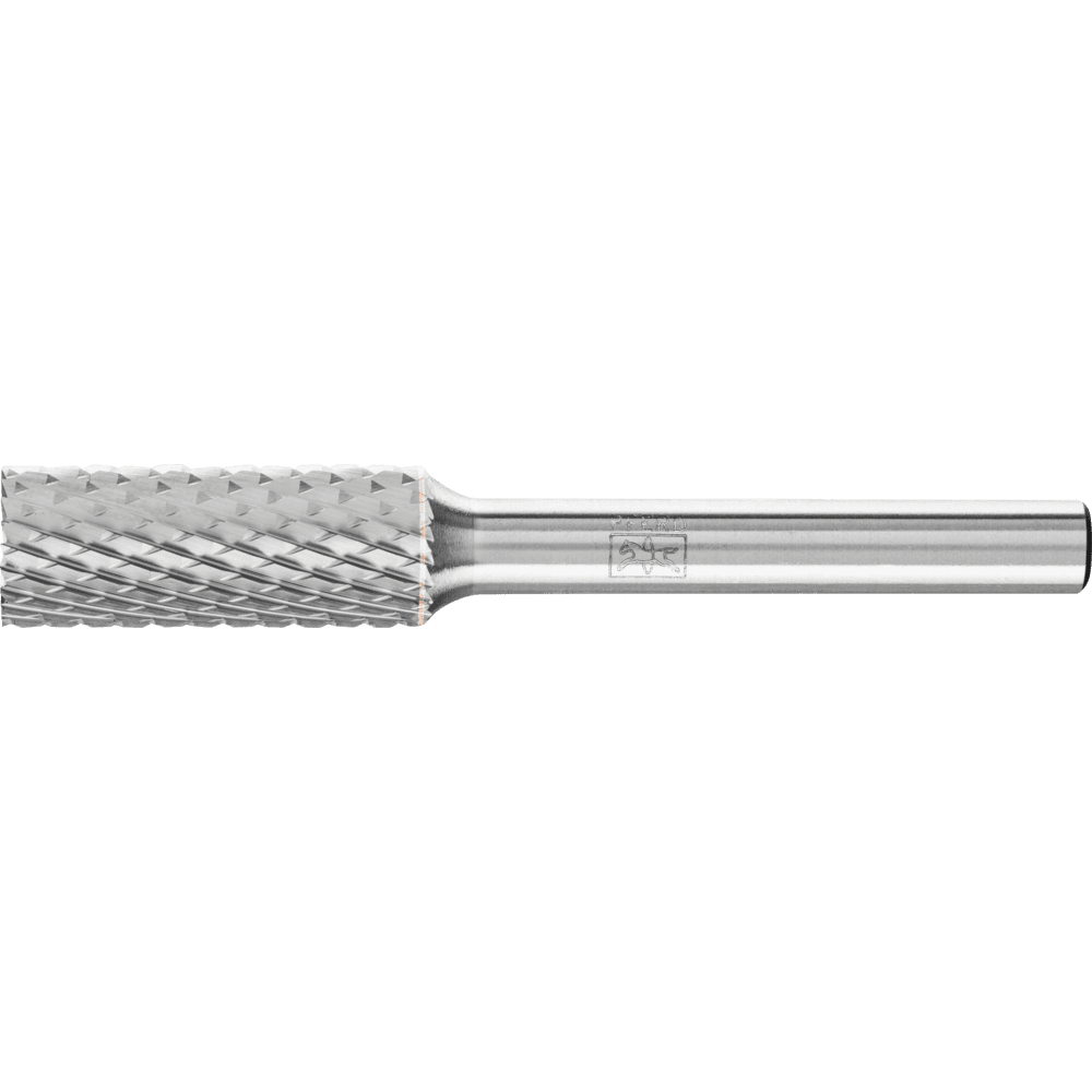 PFERD Tungsten Carbide Burr ZYAS – Cylindrical with End Cut – C4