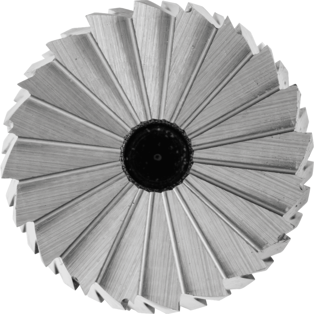 PFERD Tungsten Carbide Burr ZYAS – Cylindrical with End Cut – C4