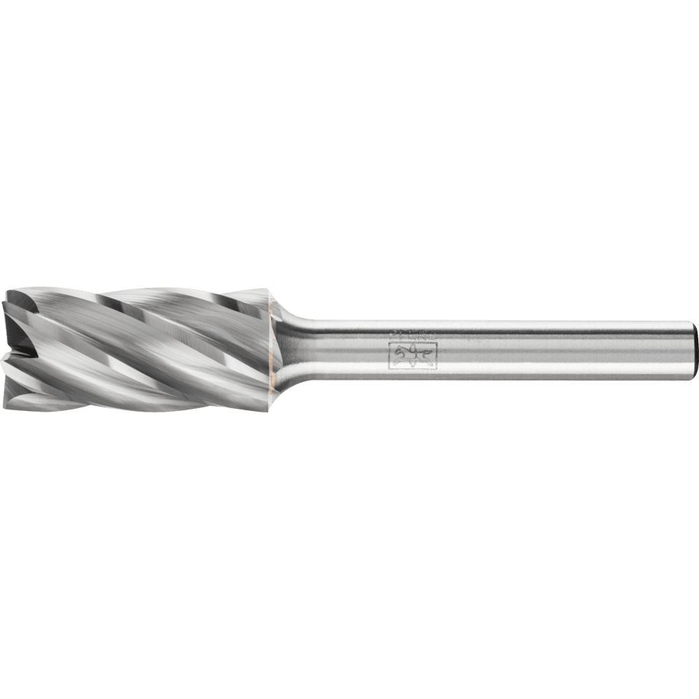 PFERD Tungsten Carbide Burr ZYAS – Cylindrical with End Cut – Alu