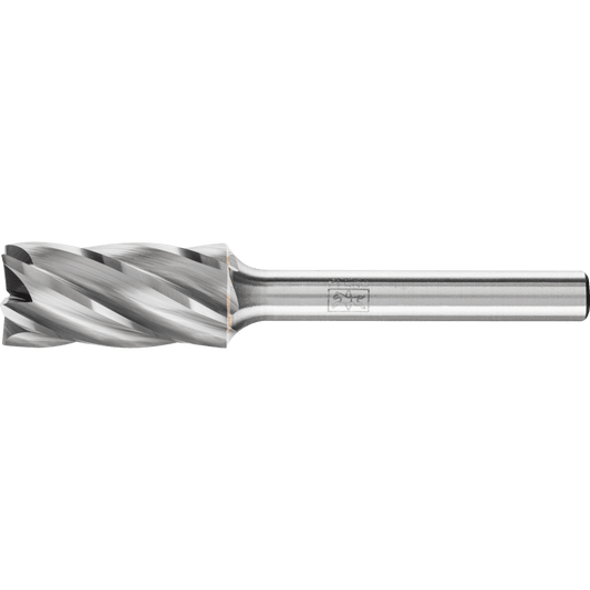 PFERD Tungsten Carbide Burr ZYAS – Cylindrical with End Cut – Alu