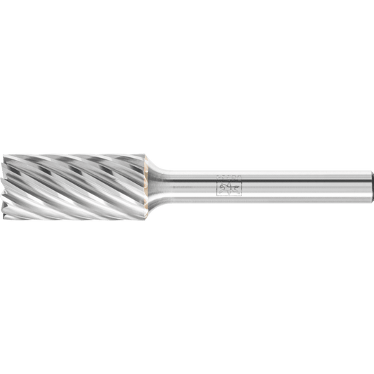 PFERD Tungsten Carbide Burr ZYAS – Cylindrical with End Cut – Inox