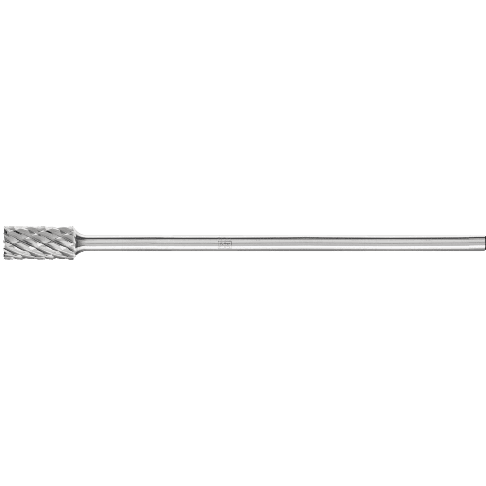 PFERD Tungsten Carbide Burr ZYAS – Cylindrical with End Cut – Steels SL150