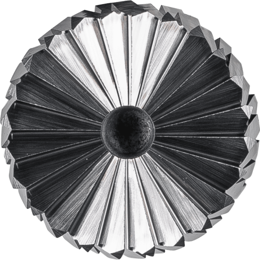 PFERD Tungsten Carbide Burr ZYAS – Cylindrical with End Cut – Tough